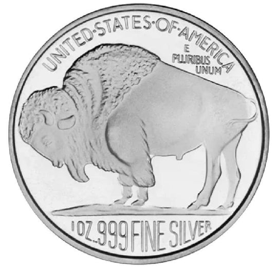1 oz Buffalo Silver Round | Silvertowne Mint