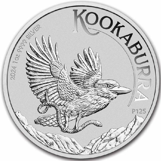 AUSTRALIAN KOOKABURRA 2024 1 OZ SILVER BU COIN IN CAPSULE – PERTH MINT